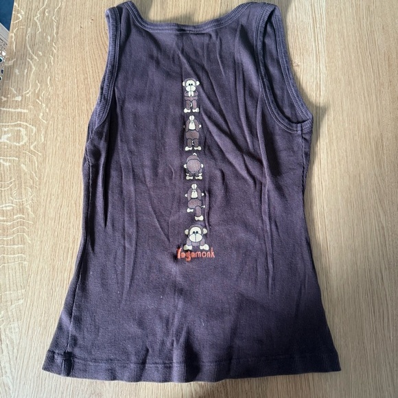 Brown Yogamonk Tank Top - Picture 3 of 4